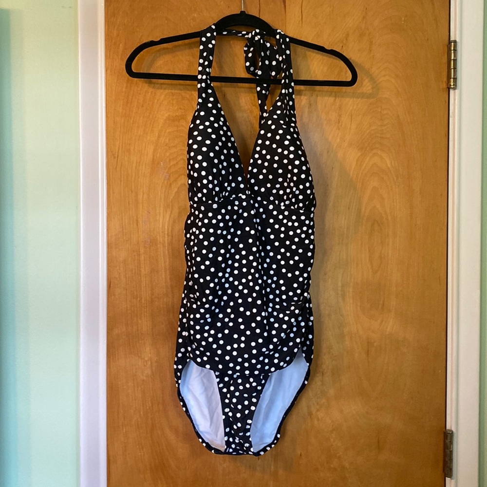 Chaps One piece bathing suit